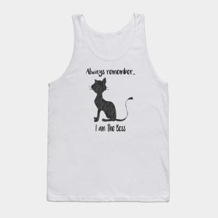 Funny Cat Lover Quotes Tank Top